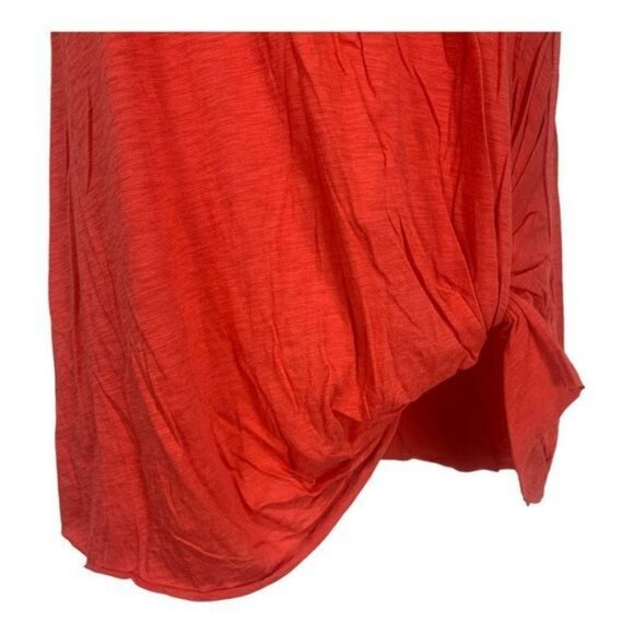 Socialite Womens Size XS Bright Red Cotton/Modal Short Sleeve Top - Picture 3 of 6